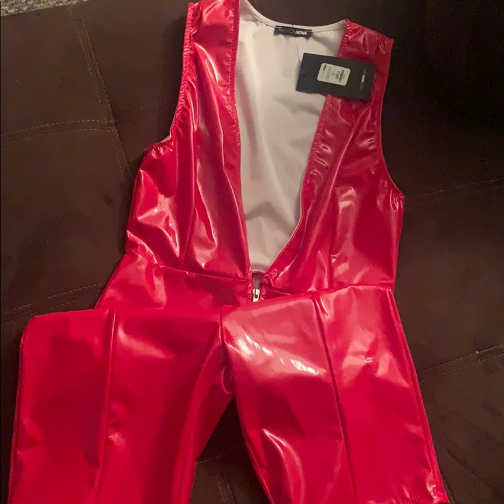 Latex Romper Jumpsuit
